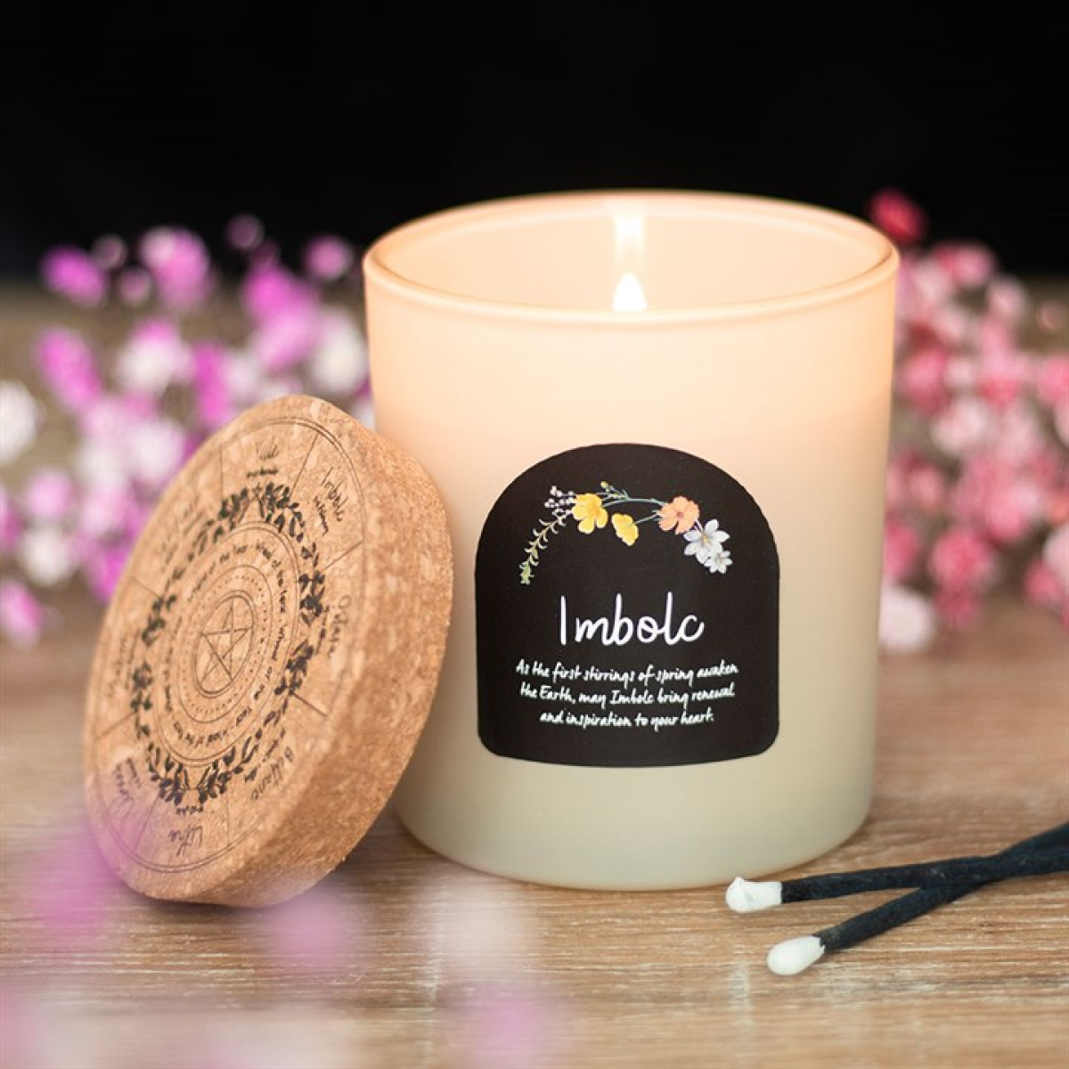 Imbolc Spiced Vanilla Wheel of the Year Candle