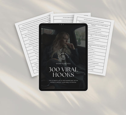 PLR/MRR 300 Viral Hooks For Social Media