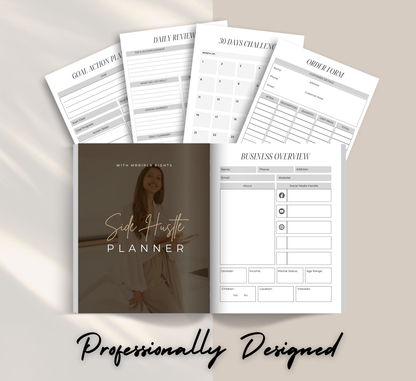 PLR/MRR Side Hustle Business Planner