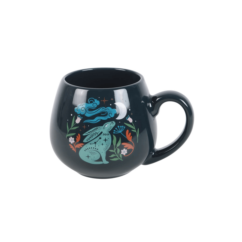 Midnight Hare Rounded Mug