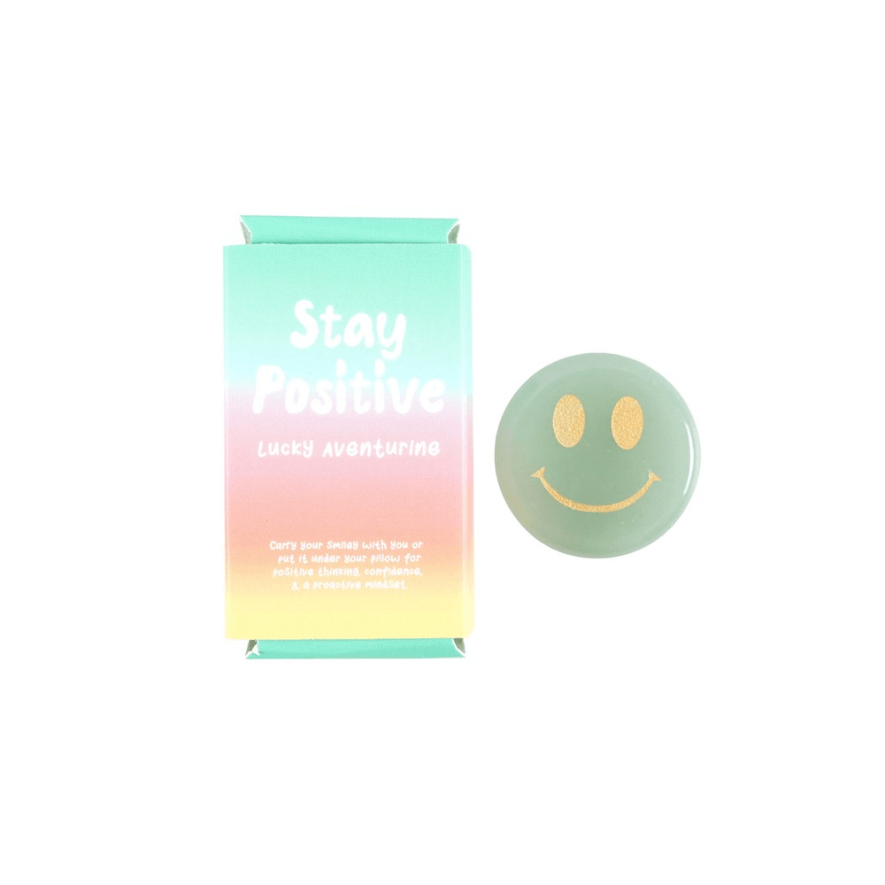 Stay Positive Aventurine Happy Face Crystal