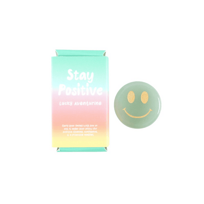 Stay Positive Aventurine Happy Face Crystal