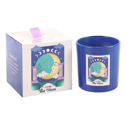 Small Moon Amethyst Crystal Chip Candle