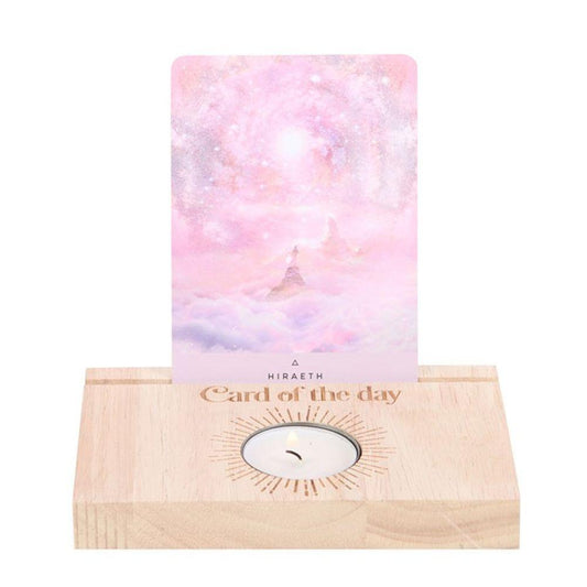 Natural Card of the Day Card Stand Tealight Holder