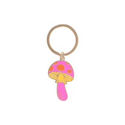 Funky Fungi Mushroom Keyring