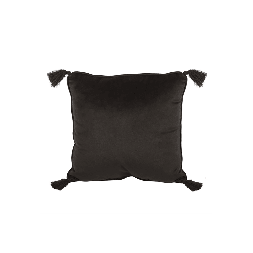 35cm Square Black Astrology Wheel Cushion