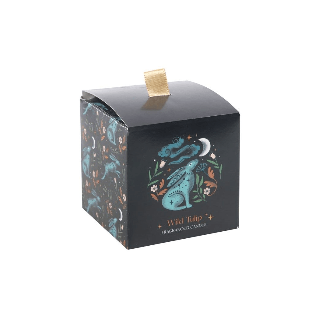 Midnight Hare Wild Tulip Candle