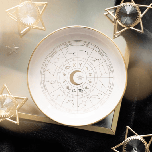 Off White Astrology Wheel Trinket Dish