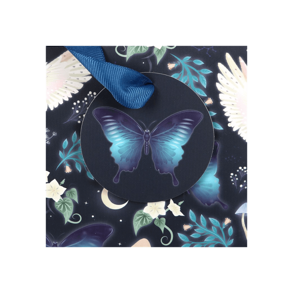 23cm Midnight Forest Owl Print Gift Bag