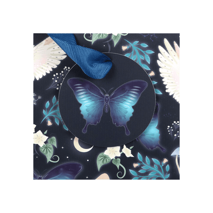 23cm Midnight Forest Owl Print Gift Bag