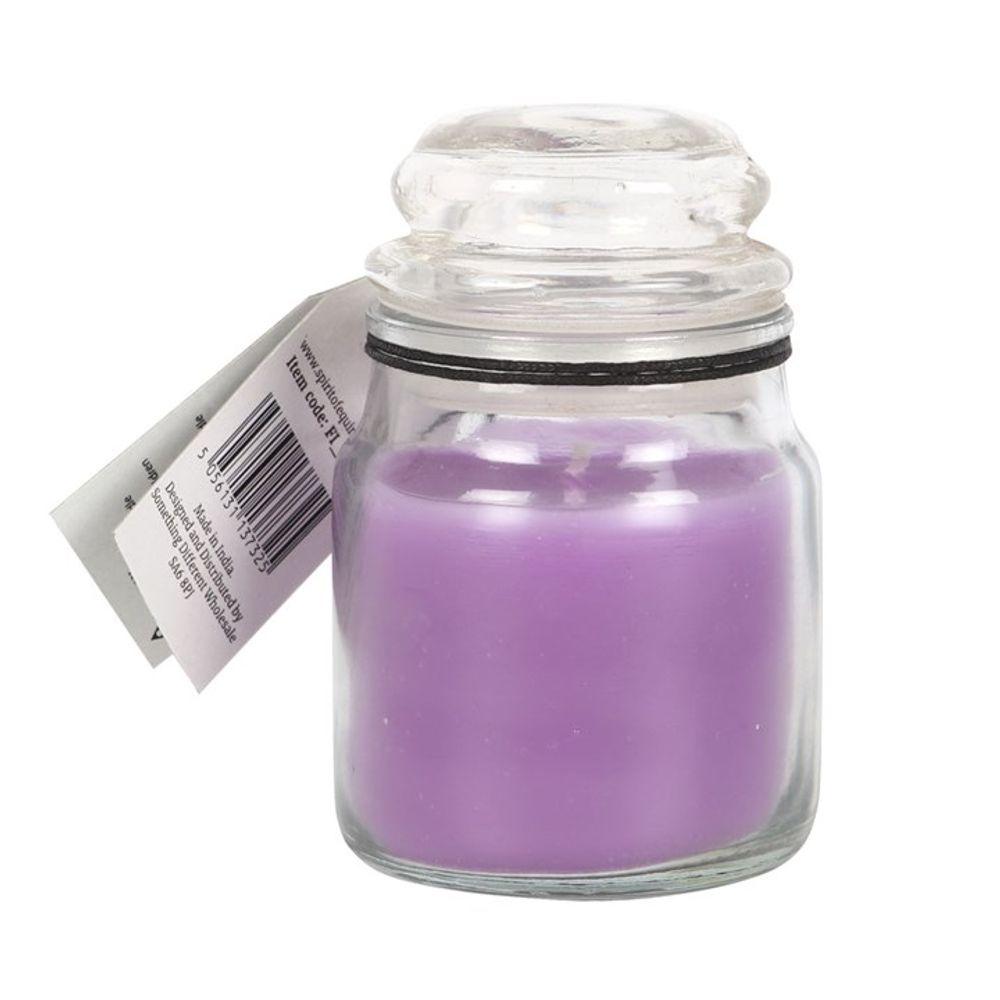 Small Lavender 'Prosperity' Spell Candle Jar