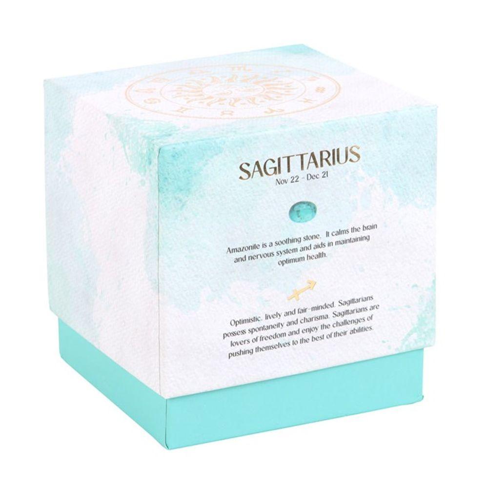 Small Sagittarius Ylang Ylang & Amber Gemstone Zodiac Candle