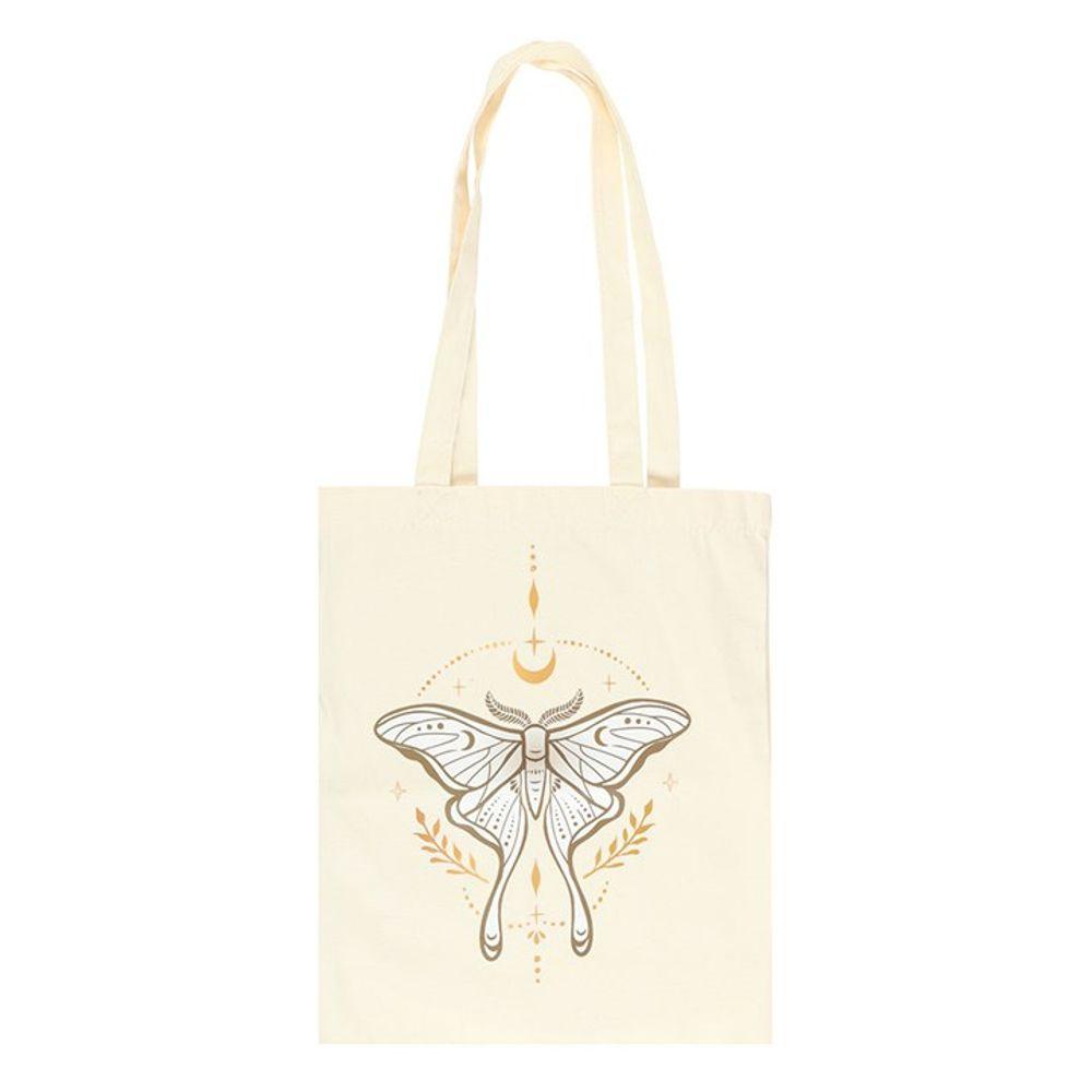 Light Luna Moth Polycotton Tote Bag