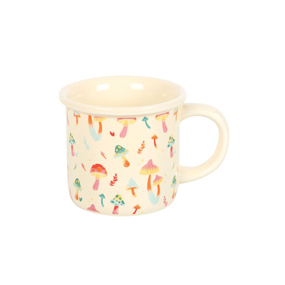 Funky Fungi Mushroom Print Mug