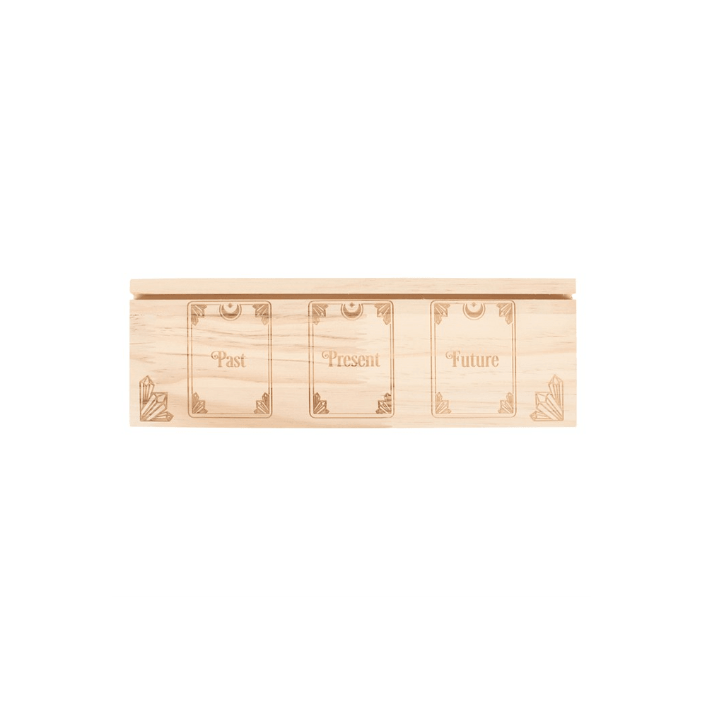 Natural Past Present Future Card Stand