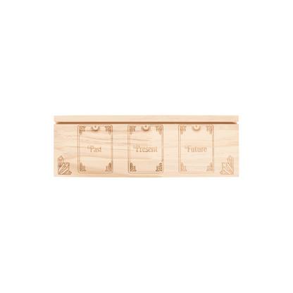 Natural Past Present Future Card Stand