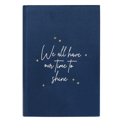 Crescent Moon Velvet Notebook