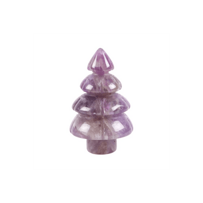 Amethyst Crystal Christmas Tree in a Bag