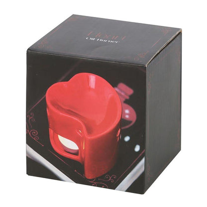 Red Heart Oil Burner and Wax Warmer