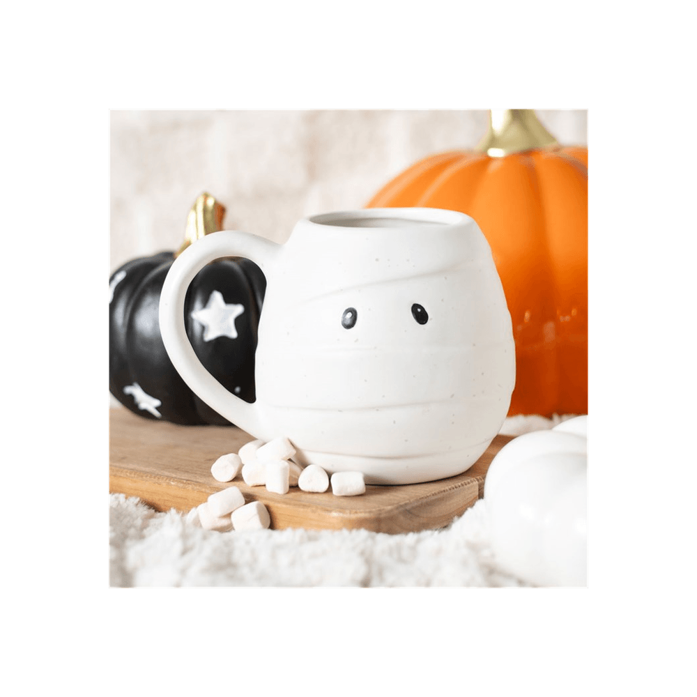 Mummy Shaped Rounded Mug