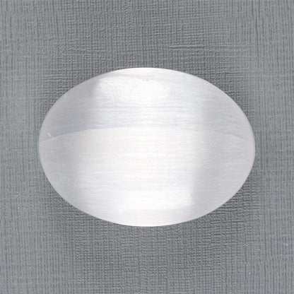 Selenite (Satin Spar) Palm Stone