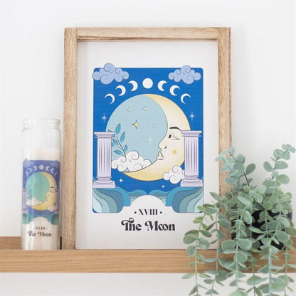 Moon Celestial Framed Wall Print