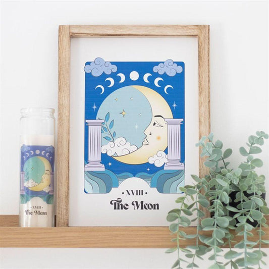 Moon Celestial Framed Wall Print