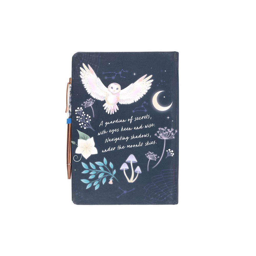 Night Owl Journal with Sodalite Pen