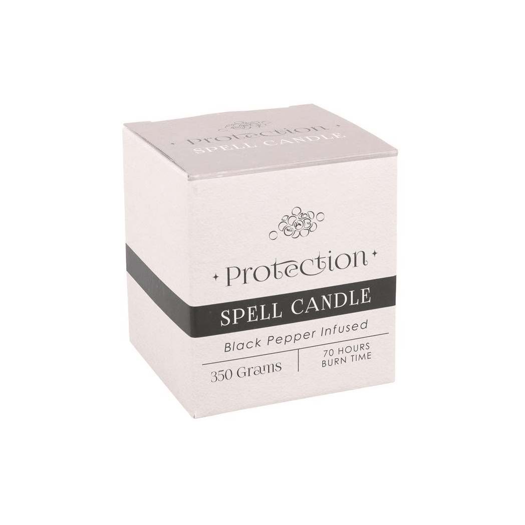 Black Pepper Infused Protection Spell Candle