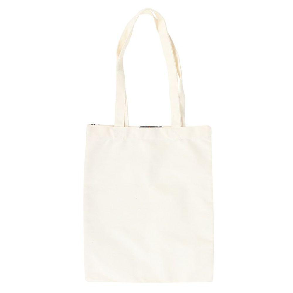 Spooky Cat and Pumpkin Print Polycotton Tote Bag
