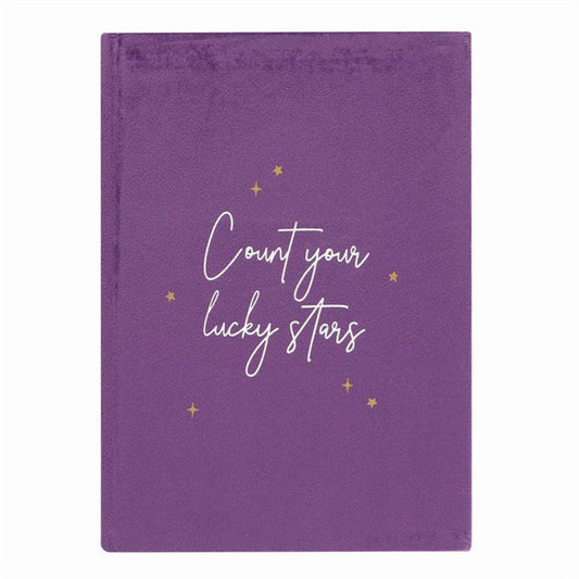 Star Sign Constellation Velvet Notebook