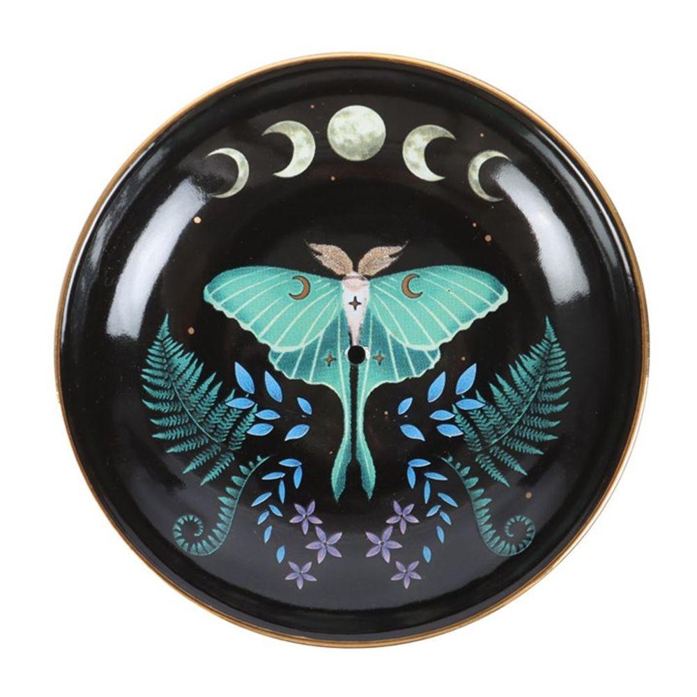 Luna Moth Ceramic Incense Plate