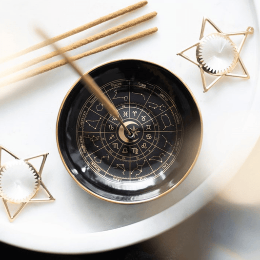 Astrology Wheel Incense Holder