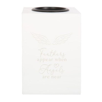 Feathers Appear Angel Wing Tealight Holder