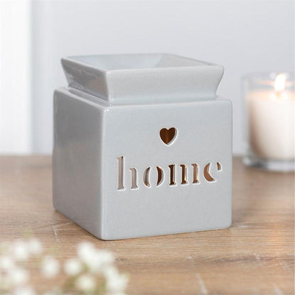 Grey Home Cut Out Oil Burner