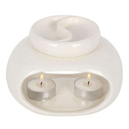 Off White Double Oil Burner