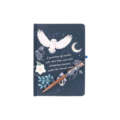 Night Owl Journal with Sodalite Pen