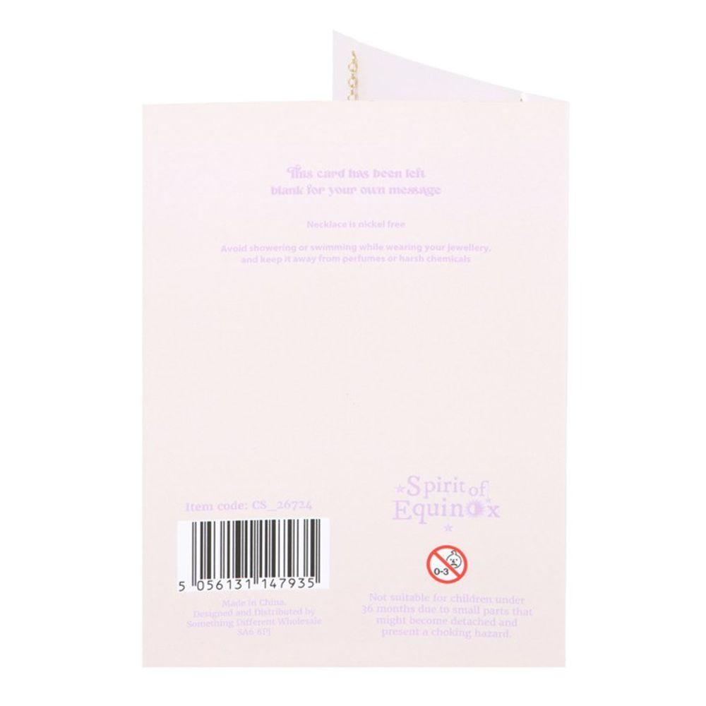 Moon Celestial Amethyst Necklace Card