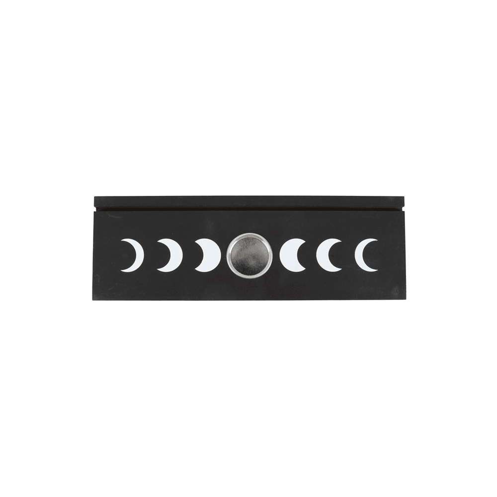 Black Moon Phase Card Stand Tealight Holder