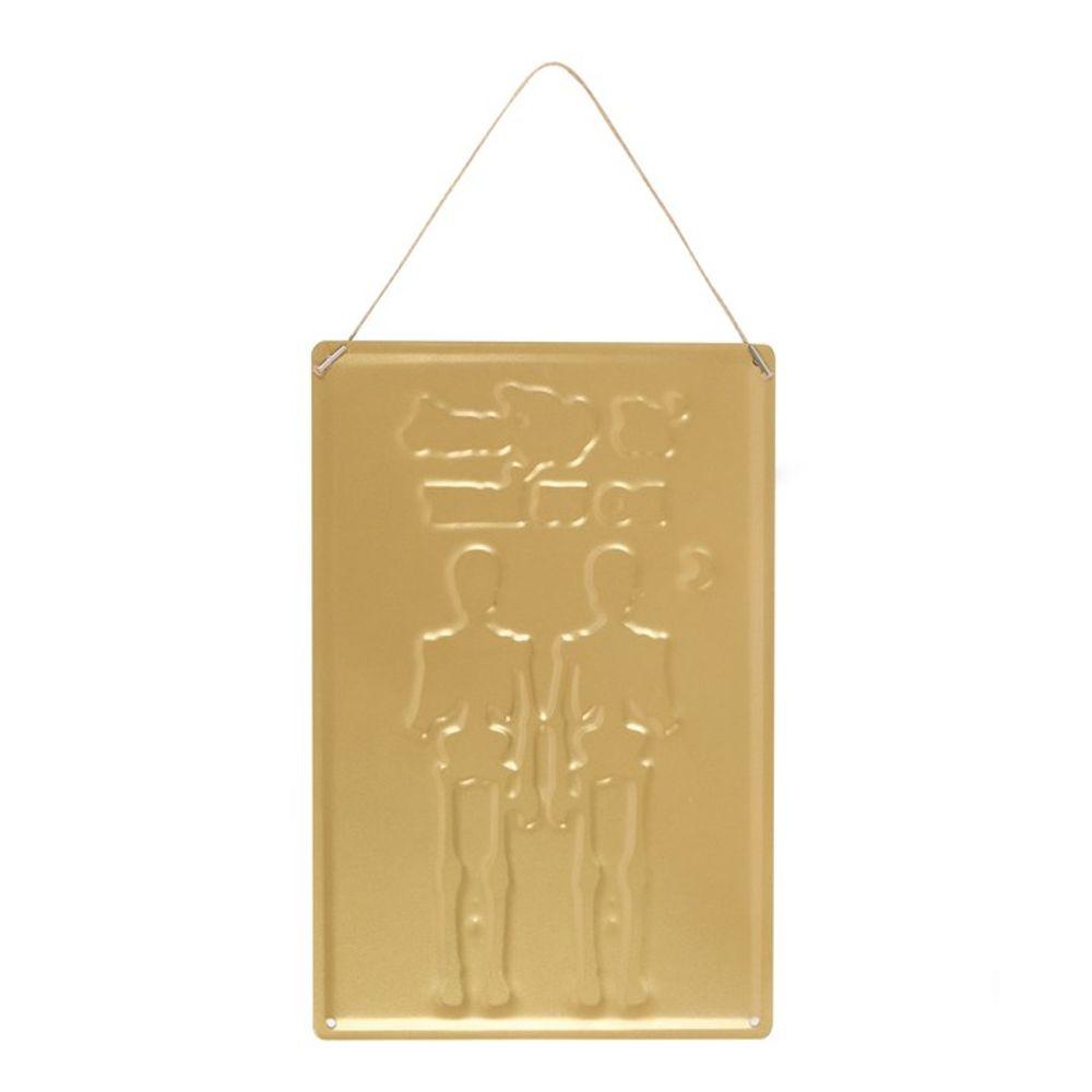 Til Death Do Us Part Hanging Metal Sign