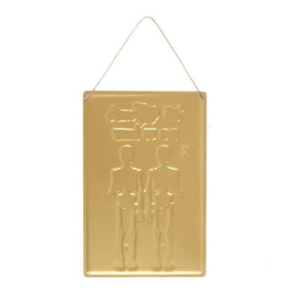 Til Death Do Us Part Hanging Metal Sign