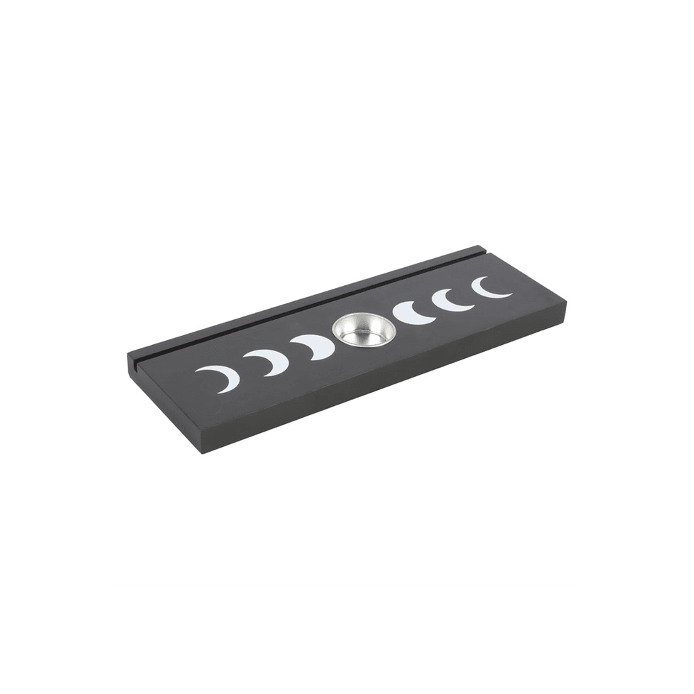 Black Moon Phase Card Stand Tealight Holder