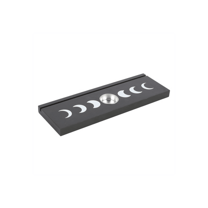 Black Moon Phase Card Stand Tealight Holder