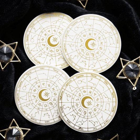Astrology Wheel Coaster Set