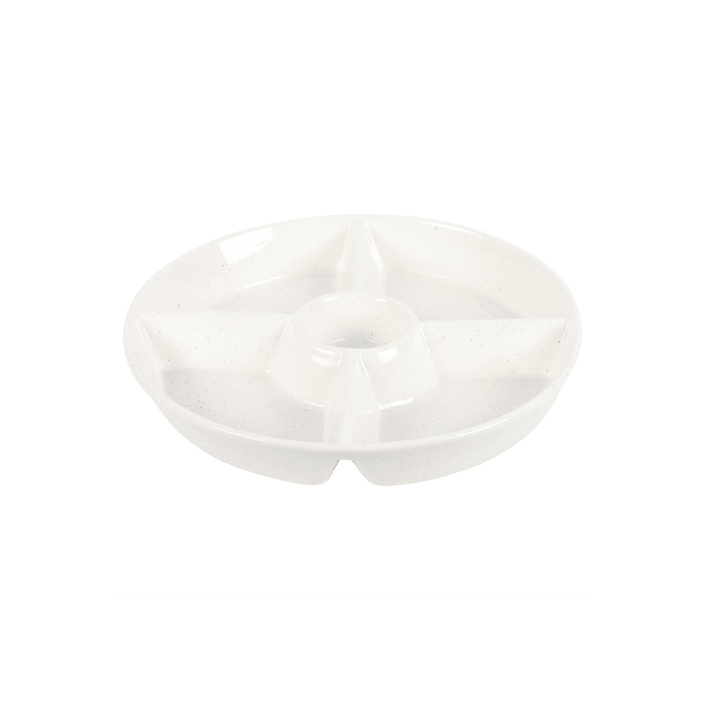 Ceramic Ghost Chip & Dip Snack Dish