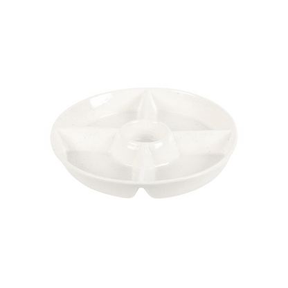 Ceramic Ghost Chip & Dip Snack Dish