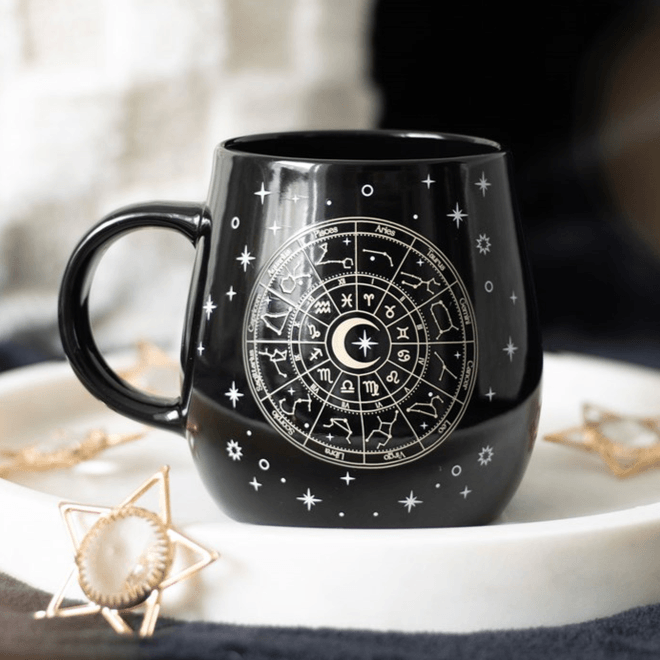 Astrology Wheel Heat Change Mug