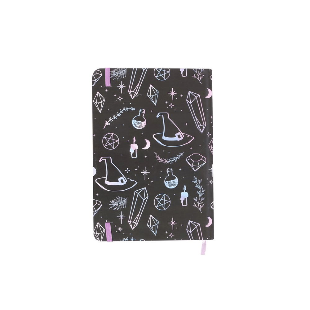 Crystal Witch Print A5 Notebook