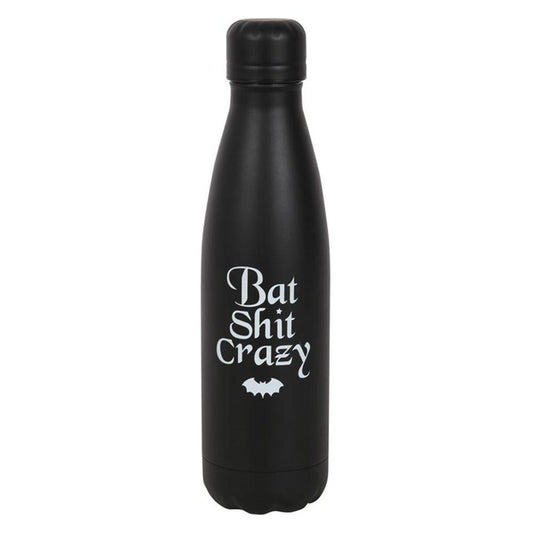 Bat Shit Crazy Metal Water Bottle