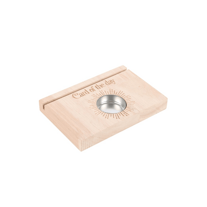 Natural Card of the Day Card Stand Tealight Holder